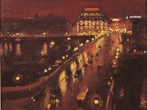 Pont Neuf at Night, Paris, 1935-39-Marquet Parigi-Framed Stretched Canvas