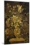 Marquetry Inlay on Ebony Cabinet Door-Andre-charles Boulle-Mounted Giclee Print