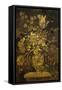 Marquetry Inlay on Ebony Cabinet Door-Andre-charles Boulle-Framed Stretched Canvas
