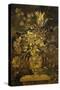 Marquetry Inlay on Ebony Cabinet Door-Andre-charles Boulle-Stretched Canvas