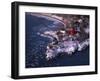 Marquette Harbor Lighthouse and Maritime Museum in winter, Marquette, Michigan, USA-null-Framed Photographic Print