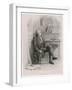 Marquis de Condorcet French Philosopher Sitting at His Desk-Nargeot-Framed Art Print