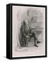 Marquis de Condorcet French Philosopher Sitting at His Desk-Nargeot-Framed Stretched Canvas