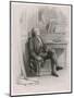Marquis de Condorcet French Philosopher Sitting at His Desk-Nargeot-Mounted Art Print