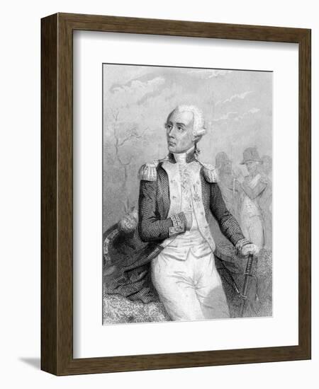 Marquis de Lafayette-null-Framed Art Print