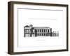 Marquis House, 18th C-null-Framed Giclee Print