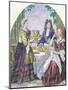 Marquise De Lude at Table-Nicolas Bonnart-Mounted Giclee Print