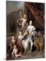 Marquise De Montespan (1640-170) and Her Children-Charles de La Fosse-Mounted Giclee Print