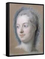 Marquise de Pompadour (1721-1764)-Maurice Quentin de La Tour-Framed Stretched Canvas