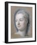 Marquise de Pompadour (1721-1764)-Maurice Quentin de La Tour-Framed Giclee Print