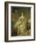 Marquise De Pompadour at the Spinet-François Boucher-Framed Giclee Print