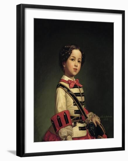 Marquise María Cristina De Roncali Y Gaviria-Luis de Madrazo y Kuntz-Framed Giclee Print