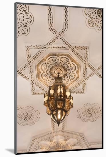 Marrakech, Morocco Chandelier Light in Ceiling in Downtown City-Bill Bachmann-Mounted Photographic Print