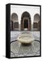 Marrakech Museum, Fountain in the Interior, Old Medina, Marrakech, Morocco, North Africa, Africa-Matthew Williams-Ellis-Framed Stretched Canvas