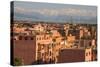 Marrakech Panorama, with Atlas Mountains in the Backgroud, Marrakesh, Morocco, North Africa, Africa-Guy Thouvenin-Stretched Canvas