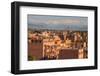 Marrakech Panorama, with Atlas Mountains in the Backgroud, Marrakesh, Morocco, North Africa, Africa-Guy Thouvenin-Framed Photographic Print