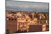 Marrakech Panorama, with Atlas Mountains in the Backgroud, Marrakesh, Morocco, North Africa, Africa-Guy Thouvenin-Mounted Photographic Print