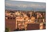 Marrakech Panorama, with Atlas Mountains in the Backgroud, Marrakesh, Morocco, North Africa, Africa-Guy Thouvenin-Mounted Photographic Print