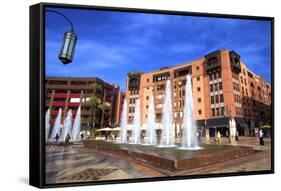 Marrakech Plaza, Place Du 16 Novembre, Marrakech, Morocco, North Africa, Africa-Neil Farrin-Framed Stretched Canvas