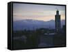 Marrakech with Mountains in Background-Michael Brown-Framed Stretched Canvas