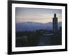 Marrakech with Mountains in Background-Michael Brown-Framed Photographic Print