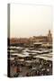 Marrakesh at Dusk, Djemaa El-Fna, Marrakech, Morocco, North Africa, Africa-Simon Montgomery-Stretched Canvas