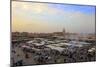 Marrakesh at Dusk, Djemaa El-Fna, Marrakech, Morocco, North Africa, Africa-Simon Montgomery-Mounted Photographic Print
