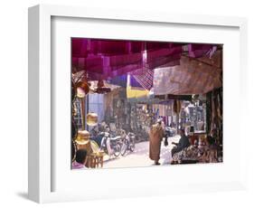 Marrakesh Market, Morocco-Peter Adams-Framed Photographic Print