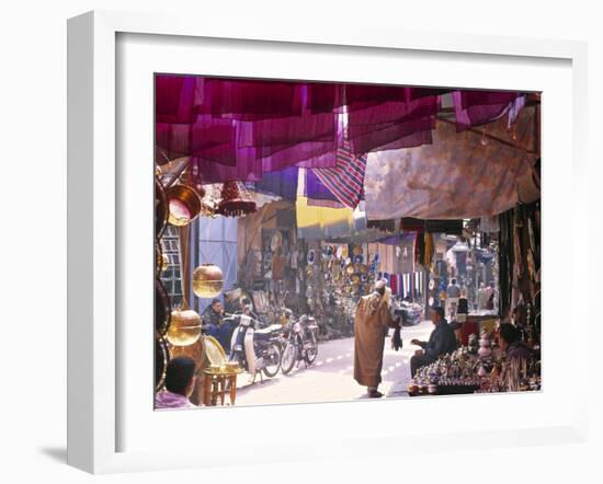 Marrakesh Market, Morocco-Peter Adams-Framed Photographic Print