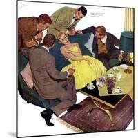 Marriagable Age - Saturday Evening Post "Men at the Top", December 13, 1958 pg.28-Kurt Ard-Mounted Giclee Print