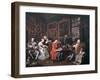 Marriage a La Mode: 1, the Marriage Contract, 1743-William Hogarth-Framed Giclee Print