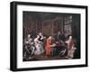 Marriage a La Mode: 1, the Marriage Contract, 1743-William Hogarth-Framed Giclee Print