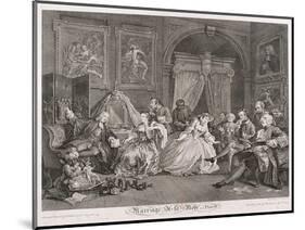 Marriage a La Mode, 1745, Plate IV-Simon François Ravenet-Mounted Giclee Print