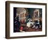Marriage A-La-Mode: 2, the Tete a Tete, 1743-William Hogarth-Framed Giclee Print