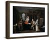 Marriage A-La-Mode: 3, the Inspection, C1743-William Hogarth-Framed Giclee Print