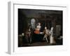 Marriage A-La-Mode: 3, the Inspection, C1743-William Hogarth-Framed Giclee Print