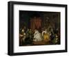 Marriage A-La-Mode: 4. The Toilette, 1743-William Hogarth-Framed Giclee Print