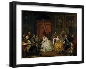 Marriage A-La-Mode: 4. The Toilette, 1743-William Hogarth-Framed Giclee Print