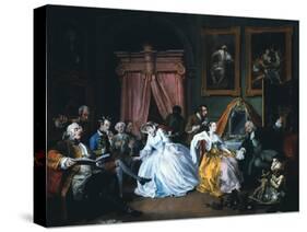 Marriage A-La-Mode: 4, the Toilette, 1743-William Hogarth-Stretched Canvas