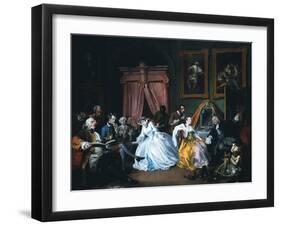 Marriage A-La-Mode: 4, the Toilette, 1743-William Hogarth-Framed Giclee Print