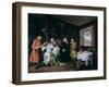 Marriage A-La-Mode: 6, the Lady's Death, C1743-William Hogarth-Framed Giclee Print