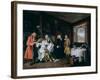 Marriage A-La-Mode: 6, the Lady's Death, C1743-William Hogarth-Framed Giclee Print