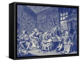 Marriage a la Mode by William Hogarth-William Hogarth-Framed Stretched Canvas