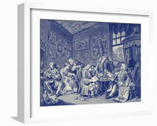 Marriage a la Mode by William Hogarth-William Hogarth-Framed Giclee Print