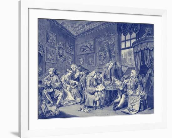 Marriage a la Mode by William Hogarth-William Hogarth-Framed Giclee Print