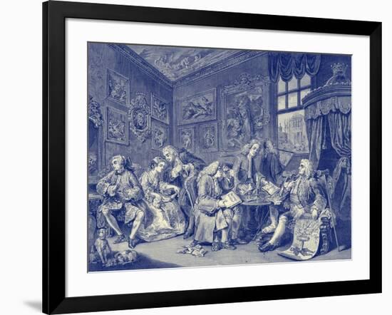 Marriage a la Mode by William Hogarth-William Hogarth-Framed Giclee Print