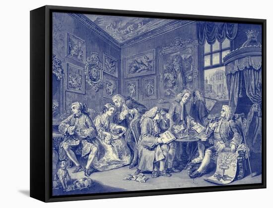 Marriage a la Mode by William Hogarth-William Hogarth-Framed Stretched Canvas