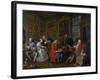 Marriage a La Mode: I - the Marriage Settlement, C.1743-William Hogarth-Framed Giclee Print