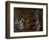 Marriage a La Mode: I - the Marriage Settlement, C.1743-William Hogarth-Framed Giclee Print