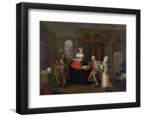 Marriage a La Mode: III - the Inspection, C.1743-William Hogarth-Framed Giclee Print